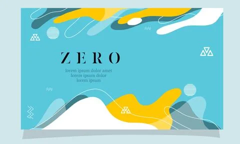 Abstract fluid gradient color background vector Illustrazione stock