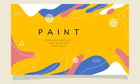 Abstract fluid gradient color background vector Illustrazione stock