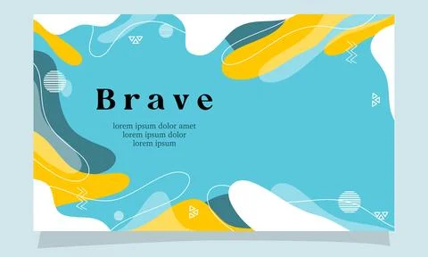 Abstract fluid gradient color background vector Stock Illustration