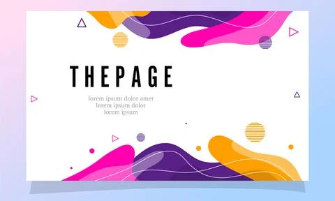 Abstract fluid gradient color background vector Stock-Illustration