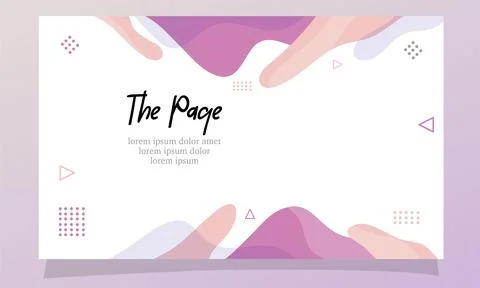 Abstract fluid gradient color background vector Stock Illustration