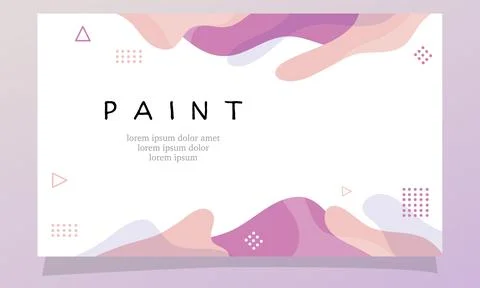 Abstract fluid gradient color background vector Illustrazione stock