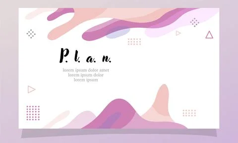 Abstract fluid gradient color background vector Stock Illustration