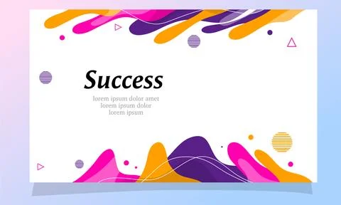 Abstract fluid gradient color background vector Illustrazione stock