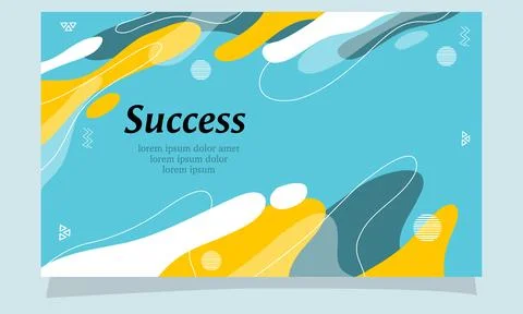 Abstract fluid gradient color background vector 库存插图