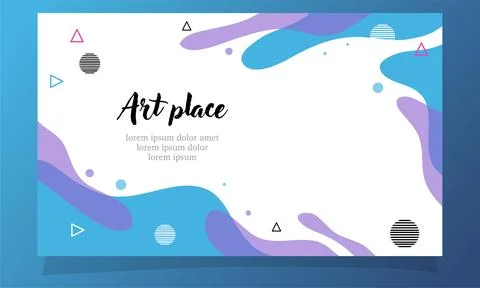 Abstract fluid gradient color background vector Stock-Illustration