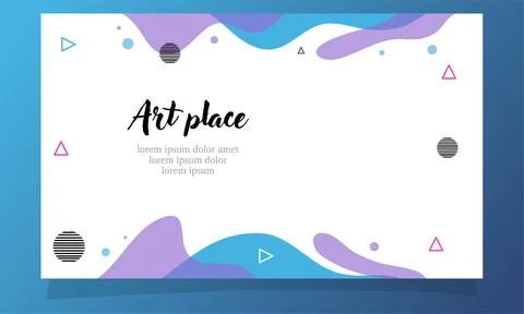 Abstract fluid gradient color background vector 库存插图