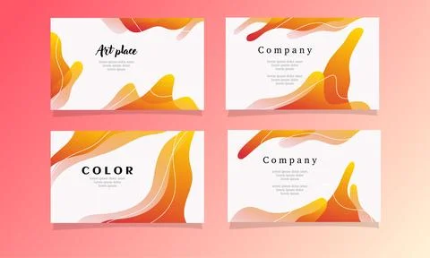 Abstract fluid gradient color background vector Stock Illustration