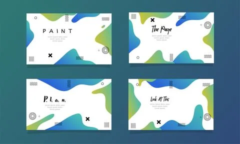 Abstract fluid gradient color background vector 库存插图