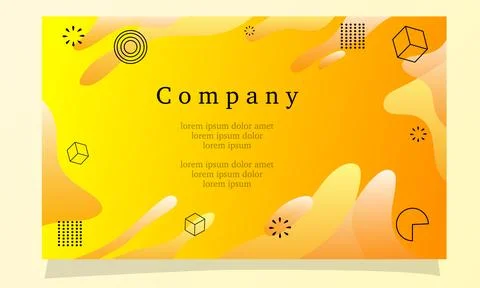 Abstract fluid gradient color background vector design for landing page web.. 库存插图