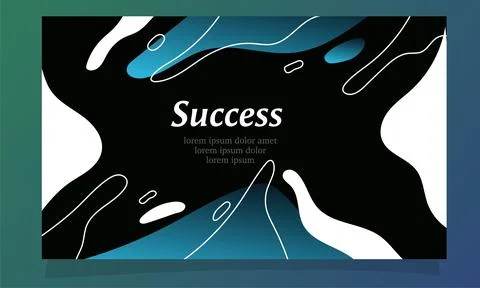 Abstract fluid gradient color background vector design for landing page web.. Stock Illustration