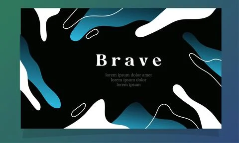 Abstract fluid gradient color background vector design for landing page web.. Illustrazione stock