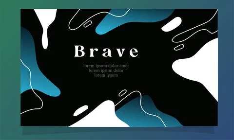 Abstract fluid gradient color background vector design for landing page web.. Stock Illustration