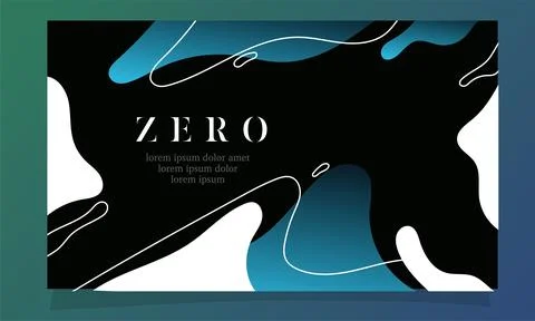 Abstract fluid gradient color background vector design for landing page web.. Illustrazione stock