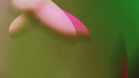 Abstract Fluid Gradient Motion Background with Pink and Green Curves 스톡 동영상 332708412