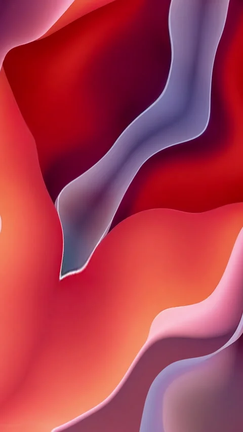 Abstract Fluid Gradient Waves with seamless looping Video stock 303554705