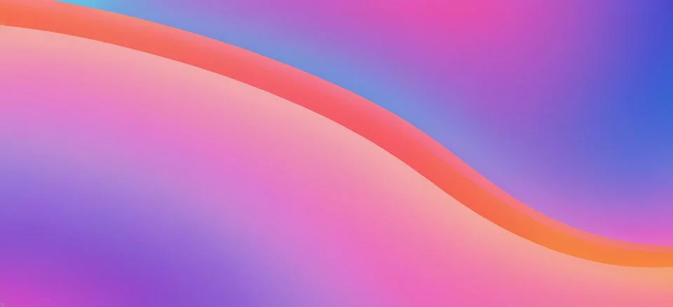 Abstract fluid gradient wavy background Stock Illustration