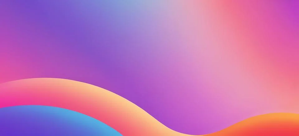 Abstract fluid gradient wavy background Illustrazione stock