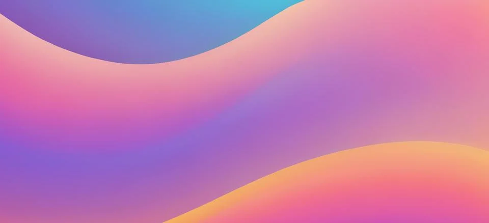 Abstract fluid gradient wavy background Stock Illustration
