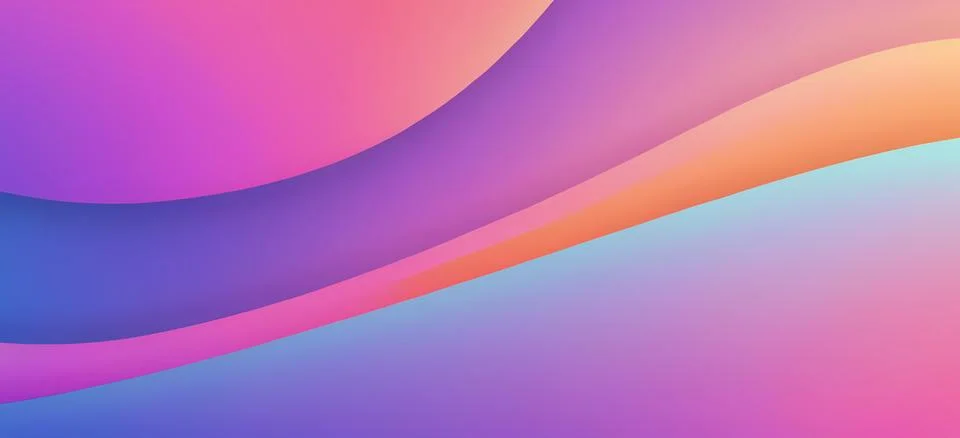 Abstract fluid gradient wavy background Stock Illustration