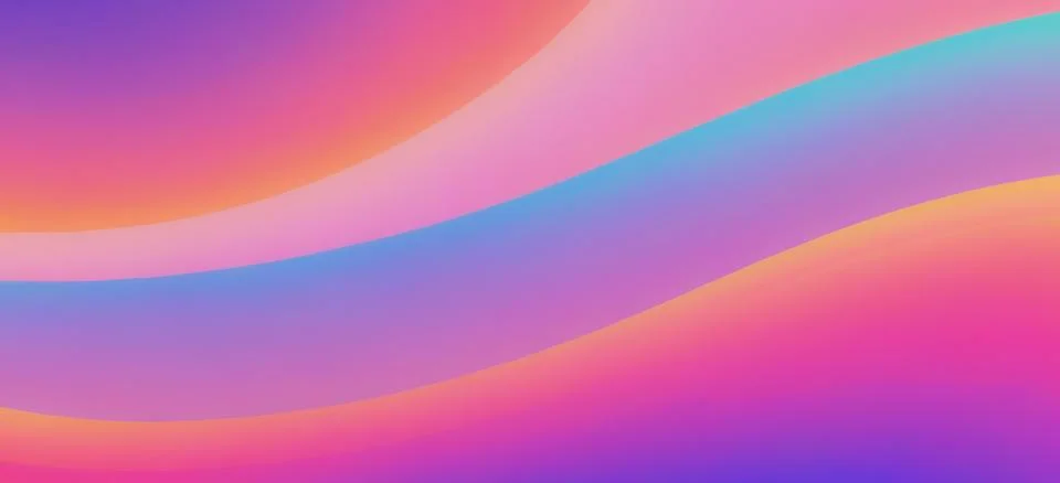 Abstract fluid gradient wavy background Stock Illustration