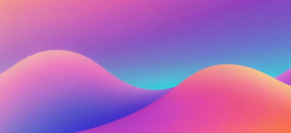 Abstract fluid gradient wavy background Stock Illustration