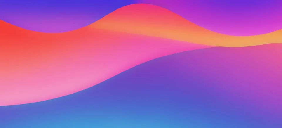 Abstract fluid gradient wavy background Stock Illustration