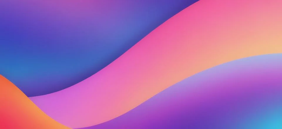 Abstract fluid gradient wavy background Illustrazione stock