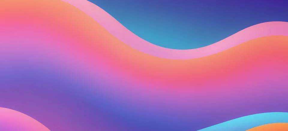 Abstract fluid gradient wavy background Illustrazione stock