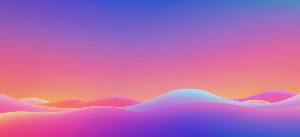 Abstract fluid gradient wavy background Illustrazione stock