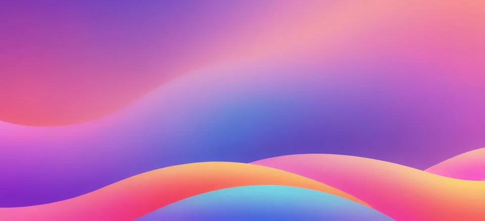 Abstract fluid gradient wavy background Illustrazione stock