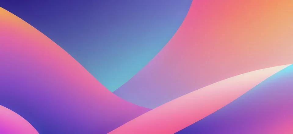 Abstract fluid gradient wavy background Stock Illustration