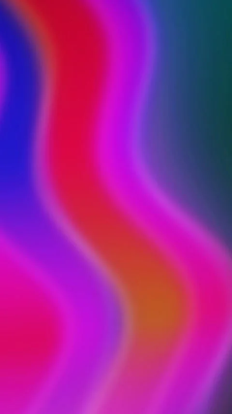 Abstract Fluid Gradient Wavy Motion Background - Colorful Vertical Video Video stock 337094611