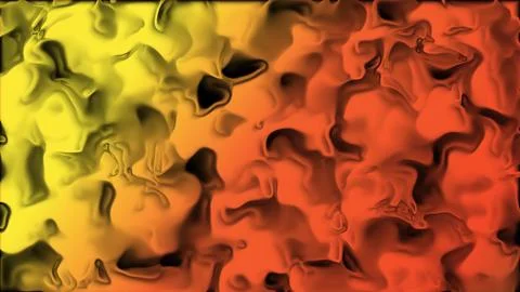 Abstract fluid gradient in yellow and orange colors Stock Illustration