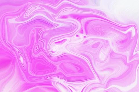 Abstract fluid liquid background featuring flowing pink and white marble Illustrazione stock