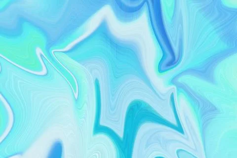 Abstract fluid liquid background with soft flowing waves in vibrant shades Stock Illustration