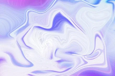 Abstract fluid liquid background with swirling patterns of purple and blue 库存插图
