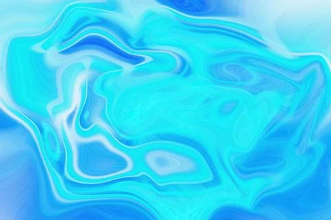 Abstract fluid liquid background with swirling patterns of vibrant blue Ilustración de archivo