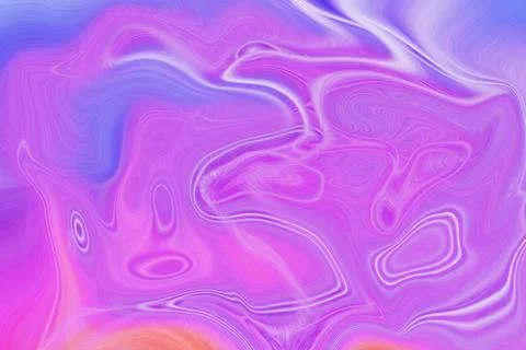 Abstract fluid liquid background with vibrant pink purple and blue marble Stock Illustration