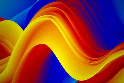 Abstract fluid liquid creative trendy gradient with green colorful full hd Иллюстрация