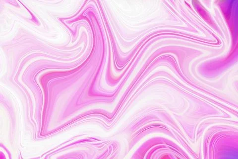 Abstract fluid liquid marble texture background with soft pink and white Stock Illustration