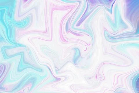 Abstract fluid liquid marble texture background with soft pastel swirls Stock Illustration