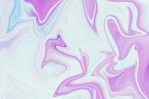 Abstract fluid liquid marble texture background with soft pastel purple Stock Illustration