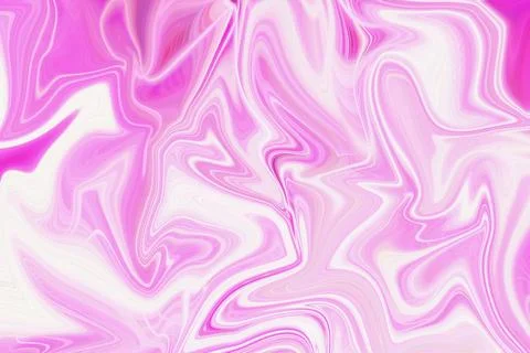 Abstract fluid liquid marble texture background with soft blending pink Stock Illustration