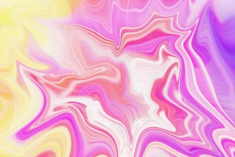 Abstract fluid liquid marble texture background with soft gradients of vibrant Stock Illustration