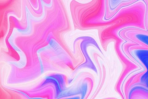 Abstract fluid liquid marble texture background with flowing swirls Stock Illustration
