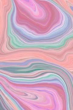 Abstract fluid marble art background. Digital art Stock Illustration