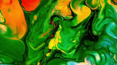 Abstract fluid marbling animation background Stock Footage 341402658