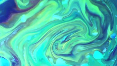Abstract fluid marbling animation background Stock Footage 341402728