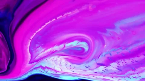 Abstract fluid marbling animation background Stock Footage 341539946